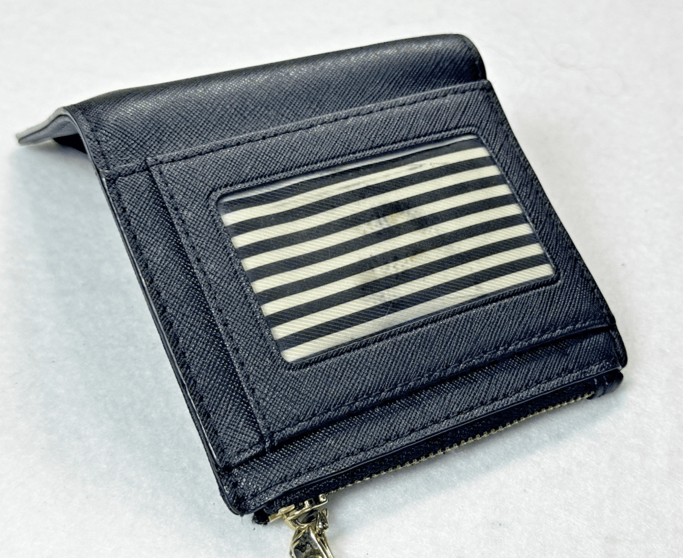 Kate Spade New York Bifold Leather Wallet - Black - Thumbnail 8