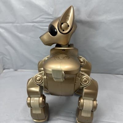 I-Cybie GOLD Robotic Dog NO REMOTE - NO CHARGER Not Tested - Thumbnail 2