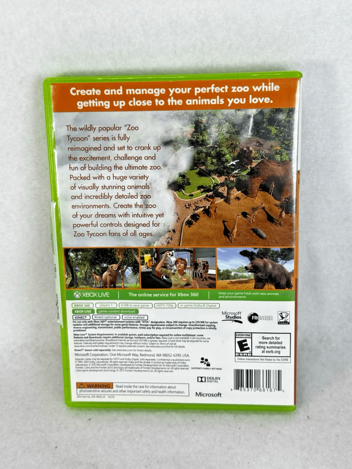 Zoo Tycoon - Xbox 360 NO INSTRUCTIONS - Thumbnail 2