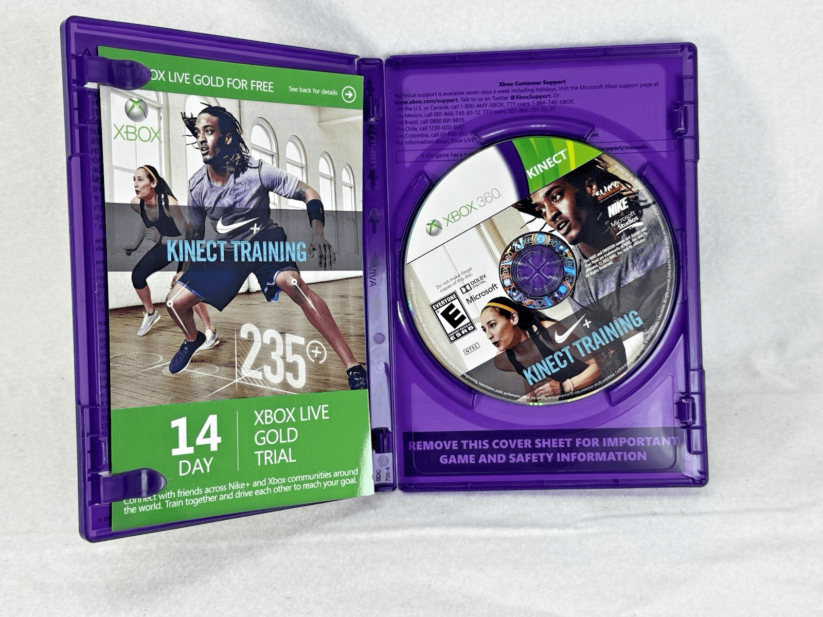 Xbox 360 Nike + Kinect Training (Microsoft Xbox 360, 2012) COMPLETE - Thumbnail 3