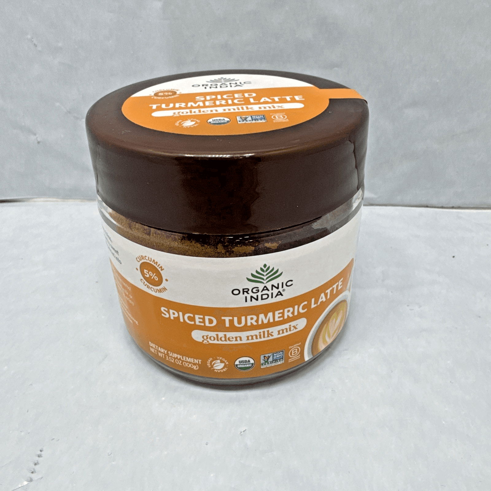 Spiced Turmeric Latte, Golden Milk Mix, 3.52 oz (100 g) - Image 1