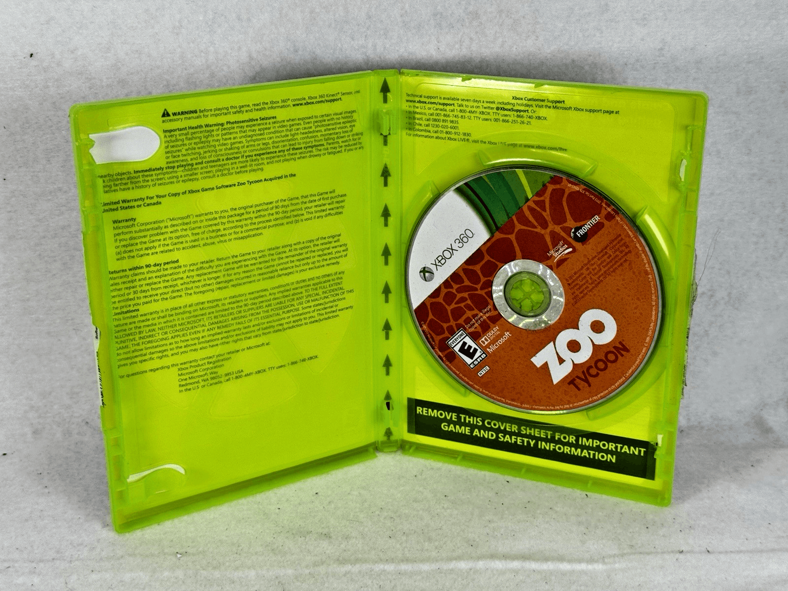 Zoo Tycoon - Xbox 360 NO INSTRUCTIONS - Thumbnail 3