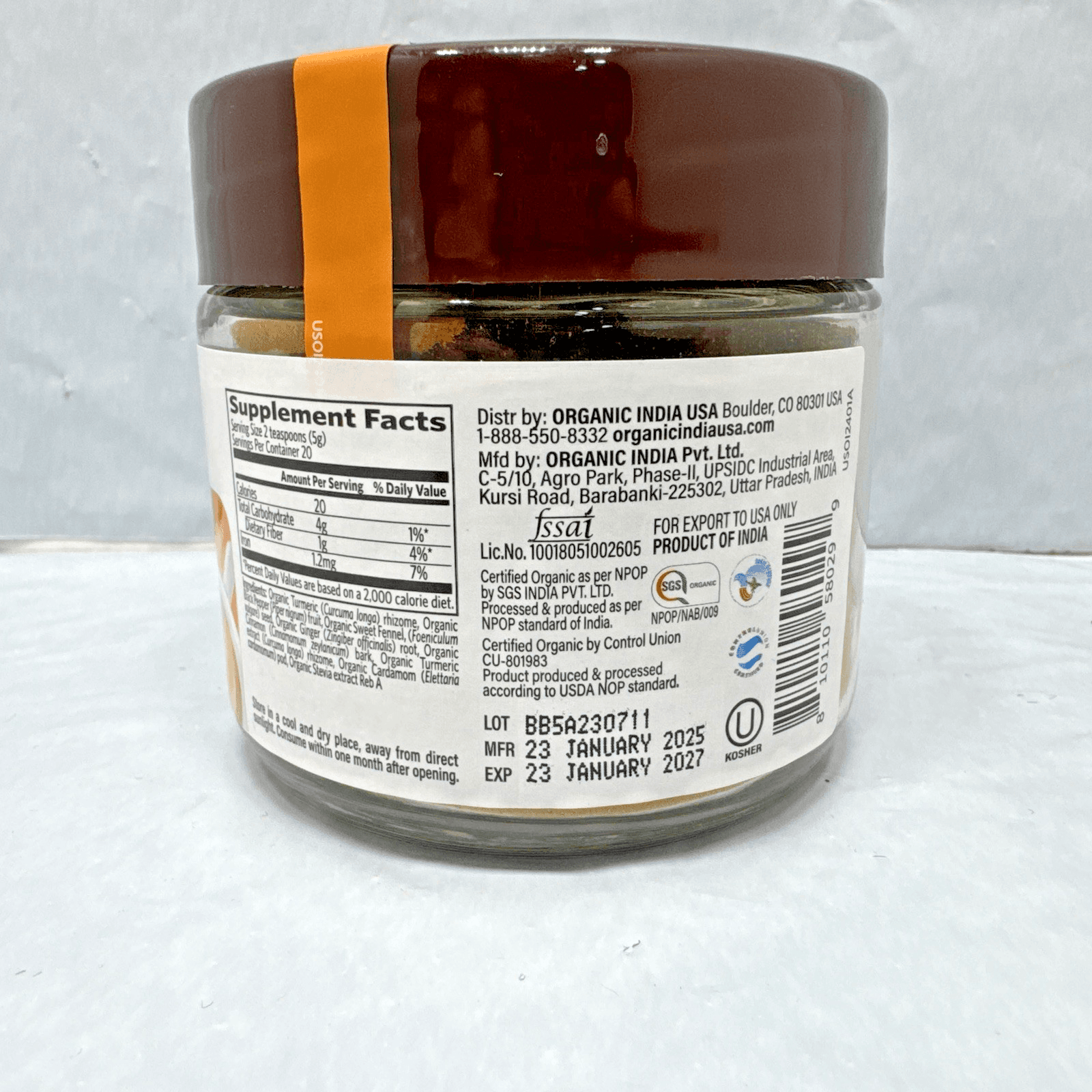 Spiced Turmeric Latte, Golden Milk Mix, 3.52 oz (100 g) - Thumbnail 2