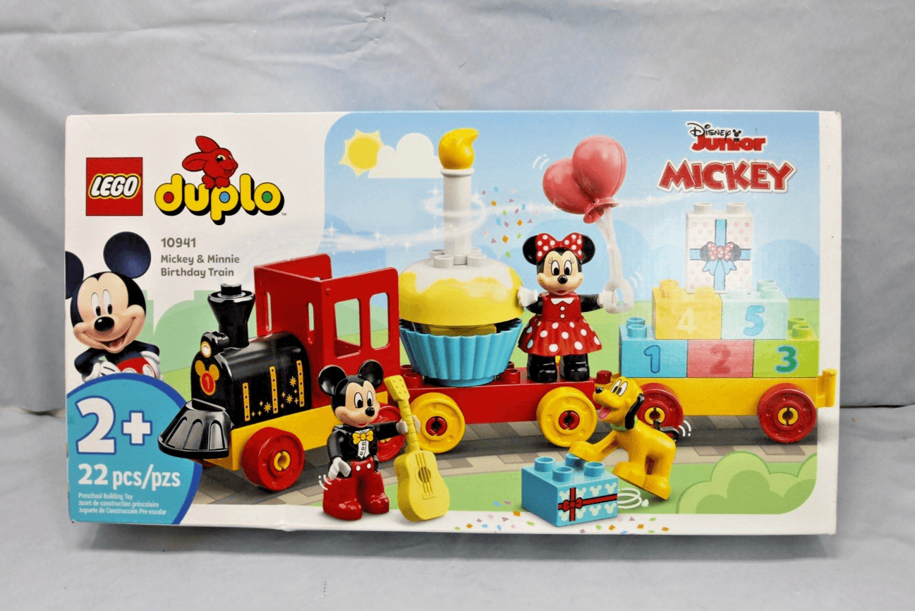LEGO 10941 DUPLO Disney Mickey & Minnie Birthday Train 22 Pieces New Sealed NIB - Image 1