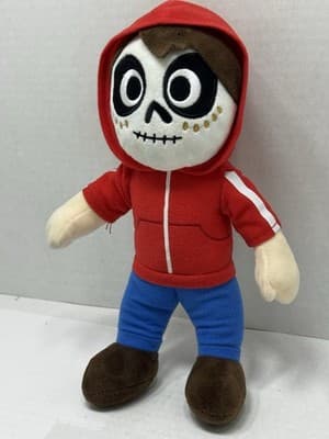 Disney Pixar Coco Miguel Soft Plush Doll Stuffed Animal Plush 12" Red hoodie - Thumbnail 4