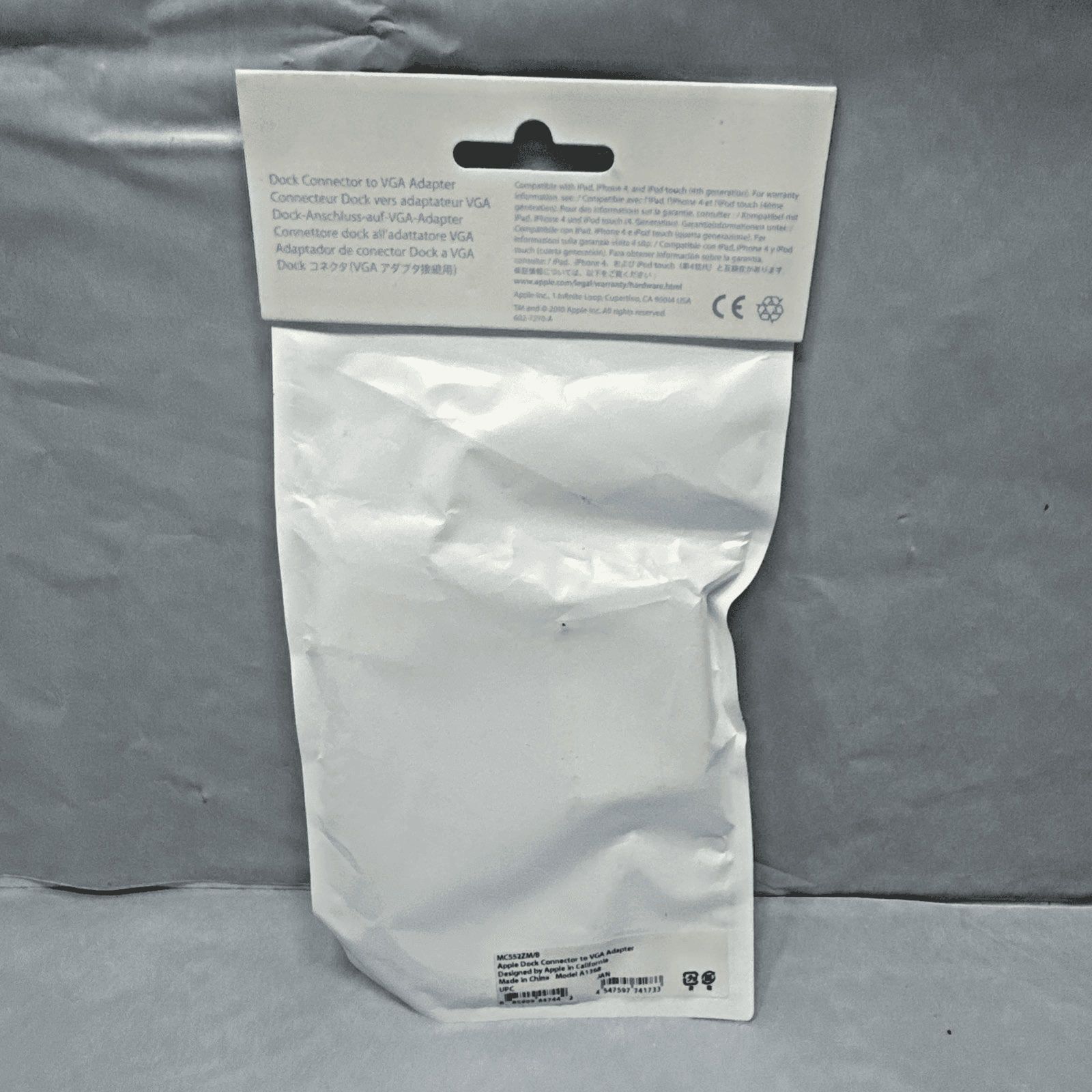 New Genuine Apple 30-Pin to VGA Adapter Cable [A1368] MC552ZM/B iPod iPad iPhone - Thumbnail 5