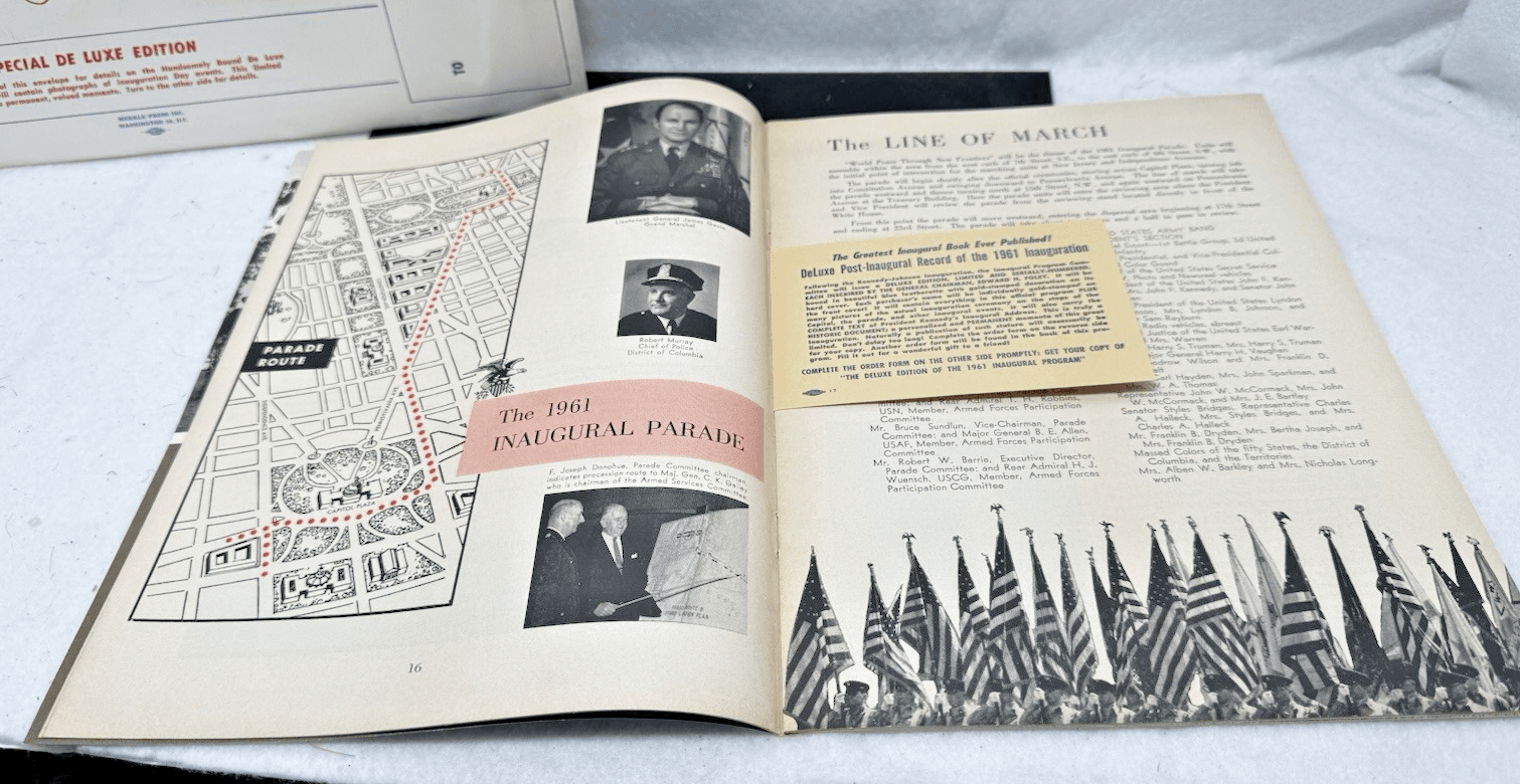 1961 Inauguration Ceremonies Program & Photos Lyndon Johnson JFK John F Kennedy - Thumbnail 11