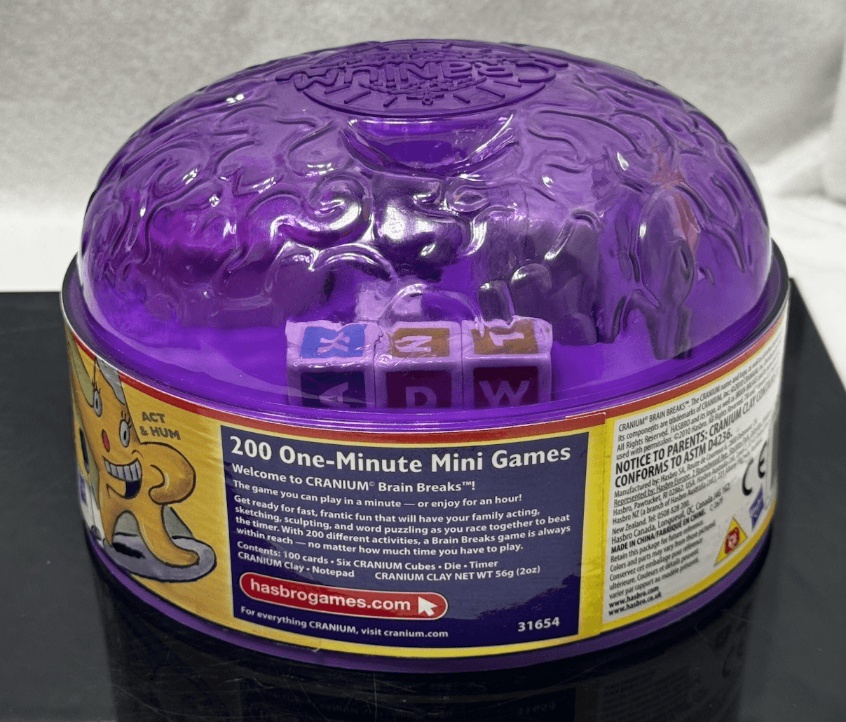 CRANIUM BRAIN BREAKS 200 One Minute Mini Games HASBRO Instant Fun Sealed New - Thumbnail 3