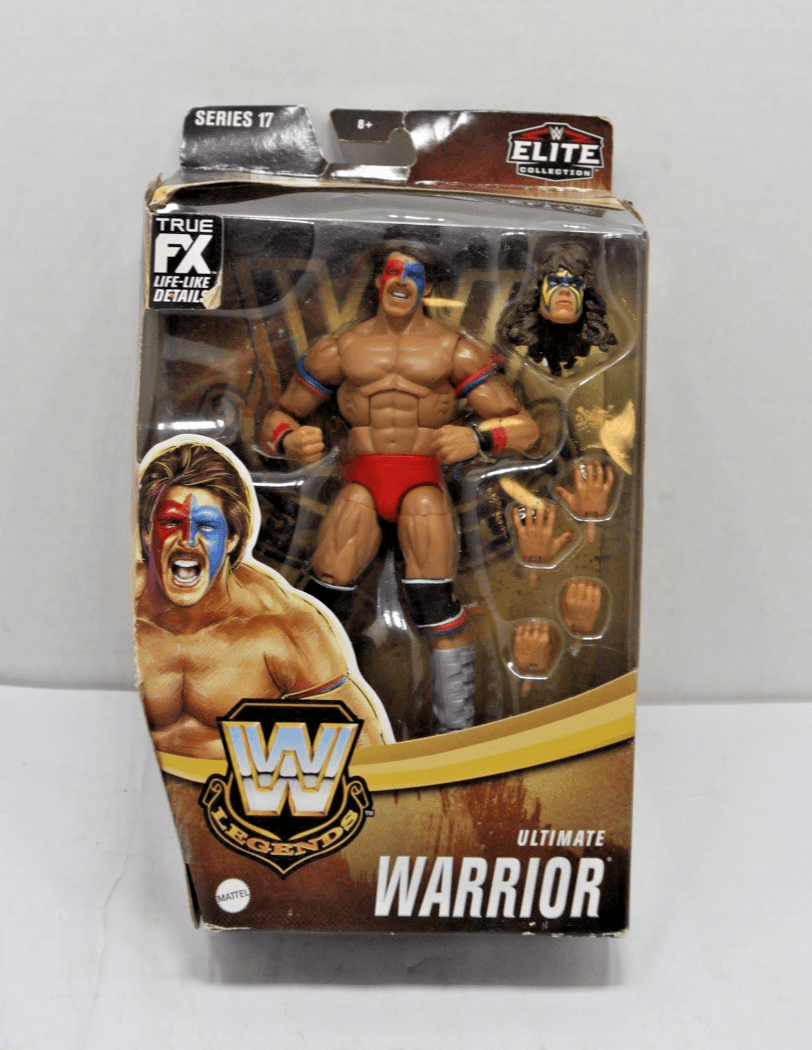 WWE Elite Legends Series 17 Ultimate Warrior Dingo 6" Mattel Wrestling Figure - - Image 1
