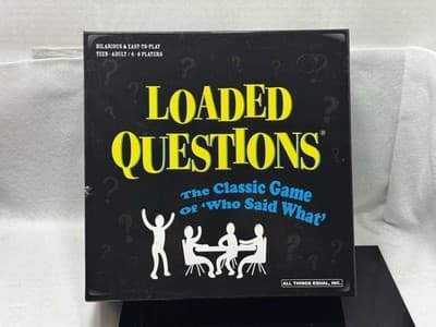 Loaded Questions - The Classic Game of "Who Said What" - Family Party Group Game - Image 1