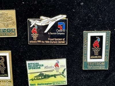 Vintage Lot of 13 Olympic Games Collectible Pins Salt Lake ATT&T, Textron - Thumbnail 14