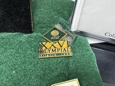 Vintage Lot of 13 Olympic Games Collectible Pins Salt Lake ATT&T, Textron - Thumbnail 12
