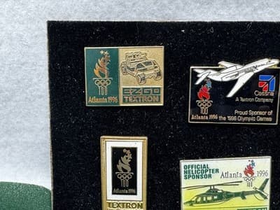 Vintage Lot of 13 Olympic Games Collectible Pins Salt Lake ATT&T, Textron - Thumbnail 17
