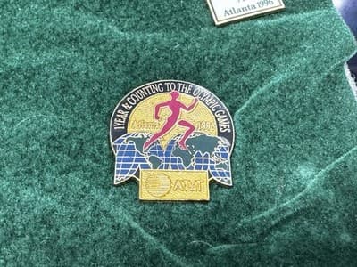 Vintage Lot of 13 Olympic Games Collectible Pins Salt Lake ATT&T, Textron - Thumbnail 10