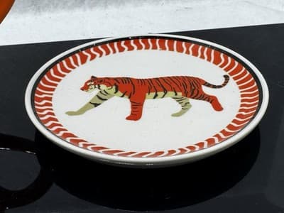 Be Fierce Cheetah Mug Oversized Ceramic Golden Orange Inspirational Saucer - Thumbnail 5