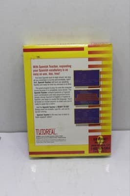 1994 TutoReal “German Teacher One” IBM PC 3.5” Disk - BRAND NEW & SEALED! - Thumbnail 2