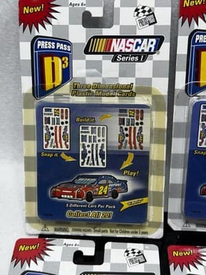 Lot of Vintage Jeff Gordon Items Note Pad, Key Chain & Speed Caps, Model Cars - Thumbnail 6