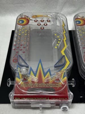 2 PK Miniature Pinball Machine TE Brangs 2007 Tabletop Toy - Thumbnail 3