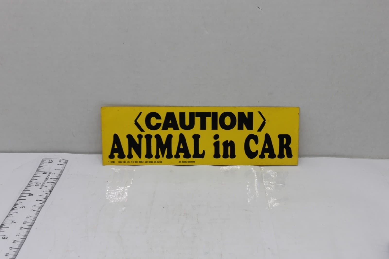 10in x 3in Bumper Sticker "I brake for lottery ticket$" - Image 1