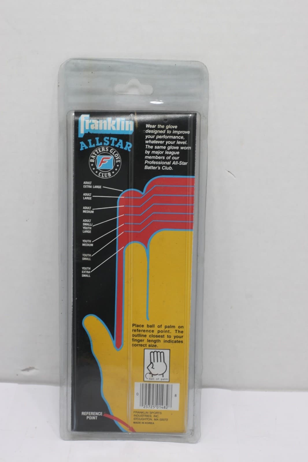 Vintage Franklin Left Hand Batting Glove Youth size XS New Old Stock 90s - Thumbnail 2