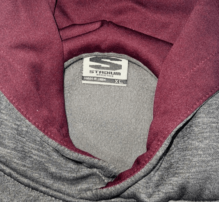Arizona Sun Devils Hoodie Mens XL Pullover Gray Red Yell Sweatshirt NCAA Stadium - Thumbnail 2