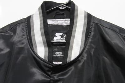 VINTAGE Raiders Jacket LOS ANGELES VEGAS Starter Snap Down Jacket Trim 3XL RARE - Thumbnail 4