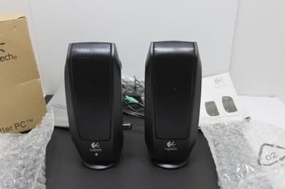 NEW Logitech S120 4.4 Watt - 2.0 Stereo Speakers Black (880-000403) For PC & Mac - Thumbnail 6