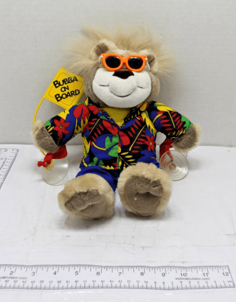 Mattel Bubba On Board Talking Back Seat 13" Plush Works. 1993 Vtg - Image 1