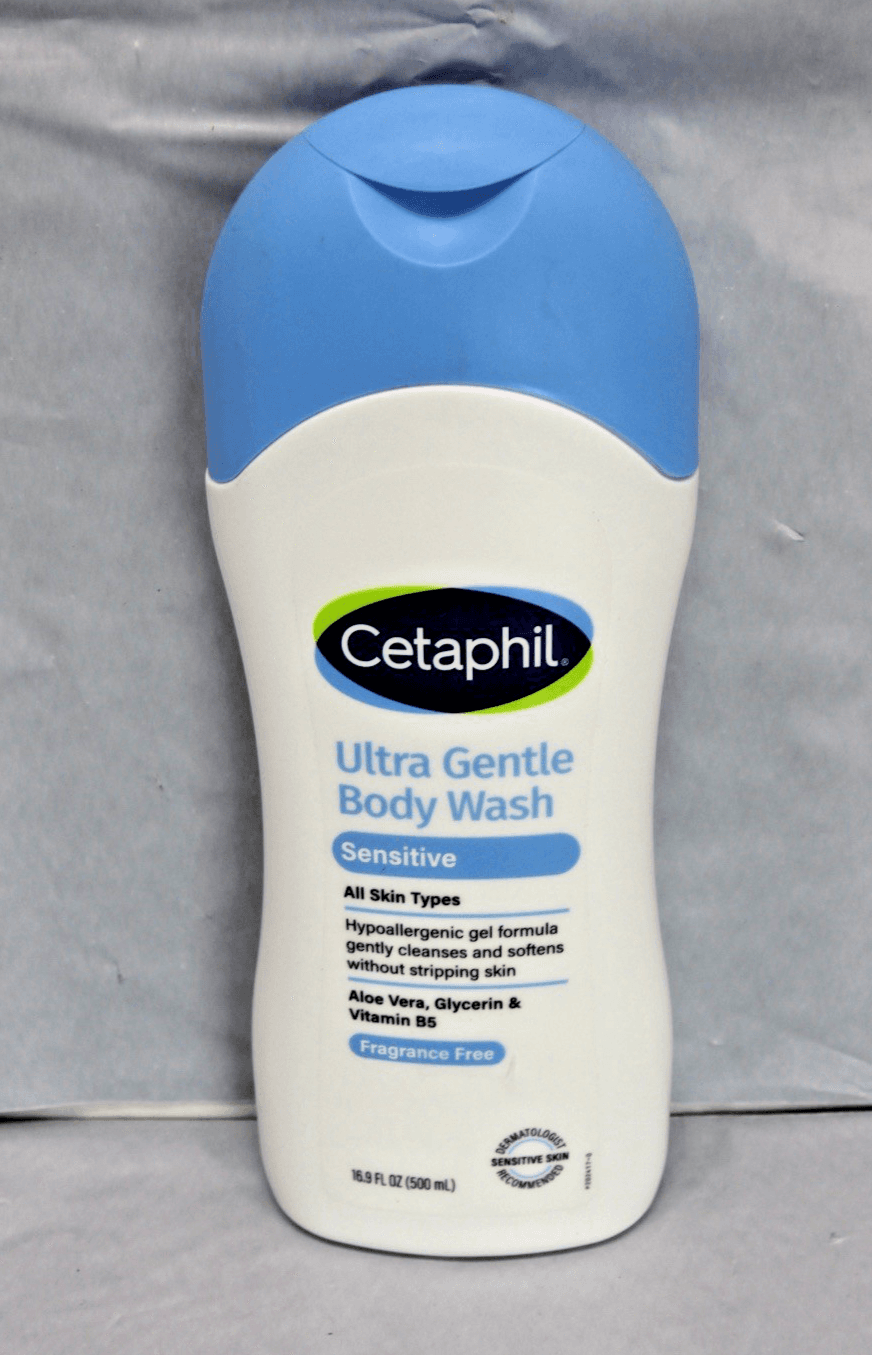 Cetaphil Ultra Gentle Body Wash Fragrance Free Sensitive Dry Skin 16.9 Fl Oz - Image 1