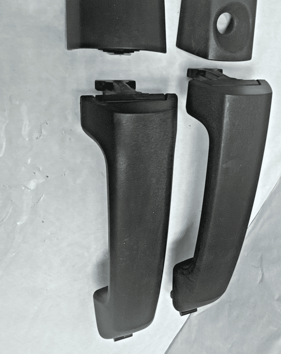 Set oo Exterior Door Handles For 2007-2016 Toyota Tundra Set of 4 Black Plastic - Thumbnail 3