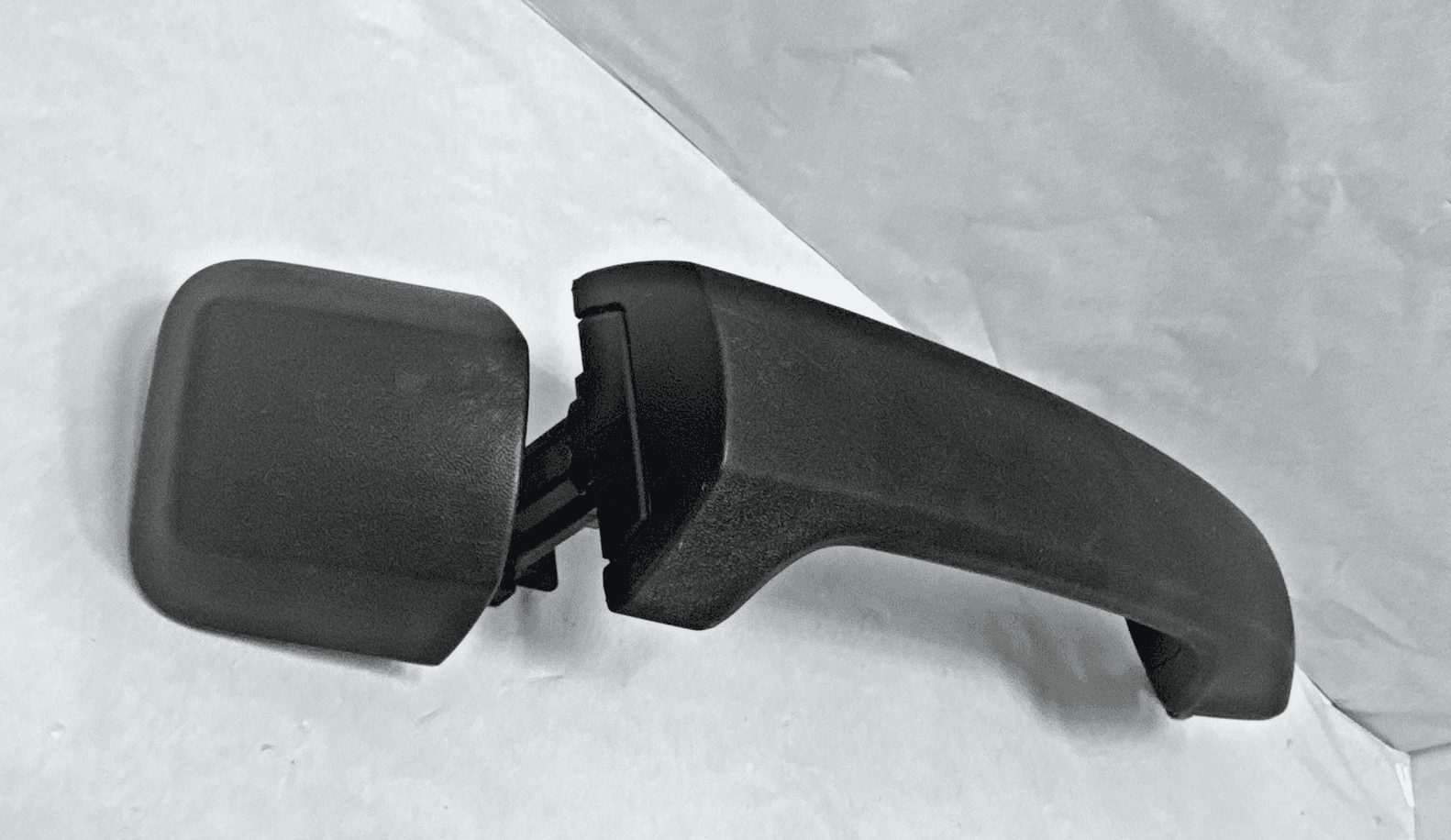 1 Exterior Door Handle For 2007-2016 Toyota Tundra Set of 2 Black Plastic Pcs - Thumbnail 2