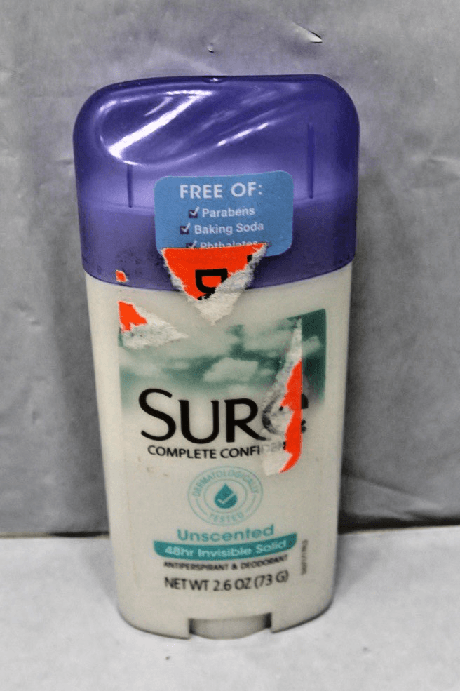 Sure Invisible Solid Anti-Perspirant and Deodorant - Unscented 07/2028 - Image 1
