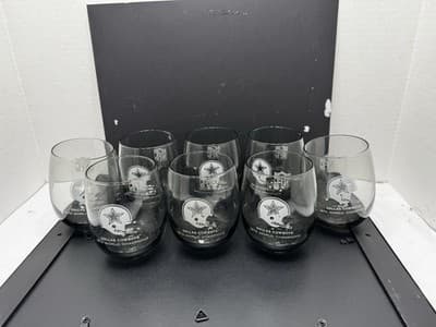 8 Vintage 1972 Dallas Cowboys NFL World Champions Glasses RARE See Condition - Thumbnail 2