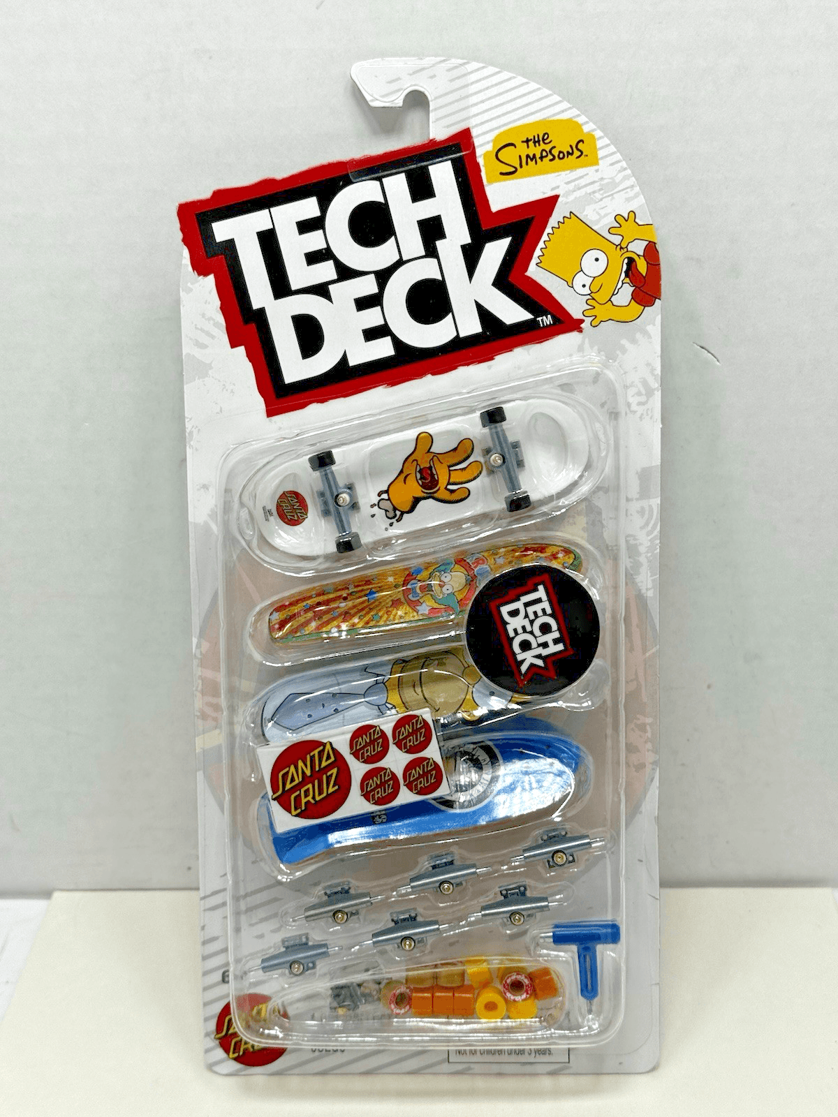 Tech Deck - The Simpsons Set – Santa Cruz Collab – Rare Sealed Pack HTF - Image 1