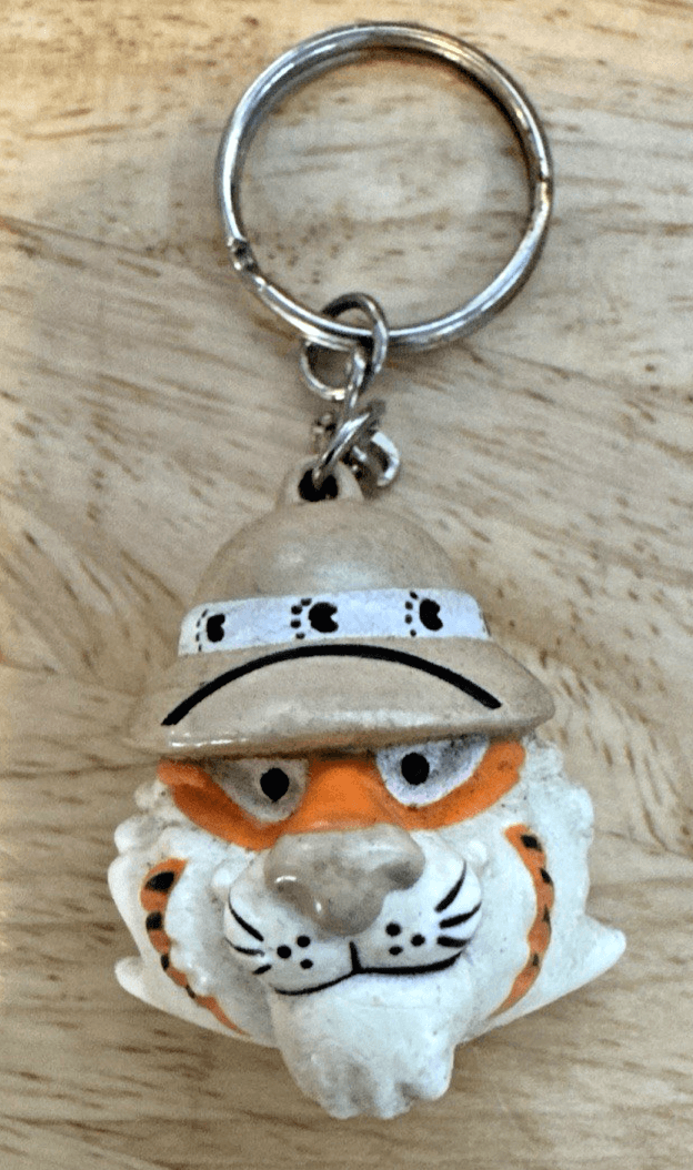 VINTAGE Tiger Exxon Keychain 1997 “Put A Tiger In Your Tank” Promotion Safari - Image 1