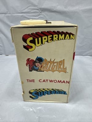 1975 DC Comics Supercase Vinyl Record Storage Box Batman Superman Joker Rare - Thumbnail 7