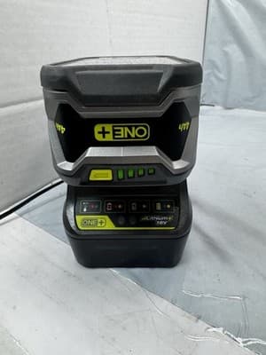 RYOBI ONE+ 18V CHARGER WITH BATTERY 18V - 4Ah Never Used - Thumbnail 7