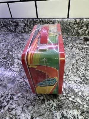 Hallmark School Days Mini Lunch Box 1970s Hot Wheels New Sealed - Thumbnail 4