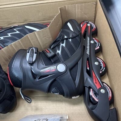 Lightly Used Bladerunner Black Advantage Pro XT Skates US Size 10 - Thumbnail 3