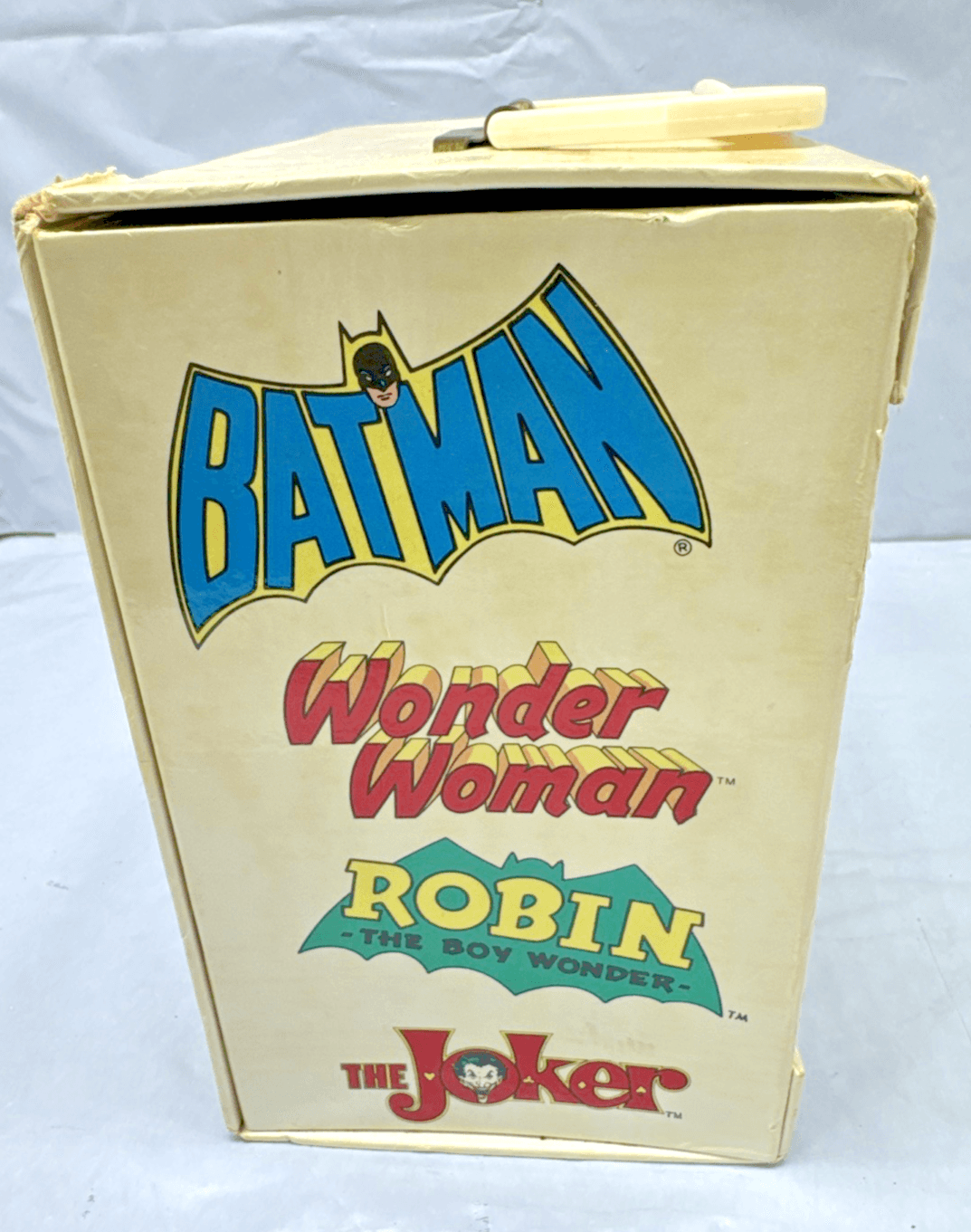 1975 DC Comics Supercase Vinyl Record Storage Box Batman Superman Joker Rare - Thumbnail 3