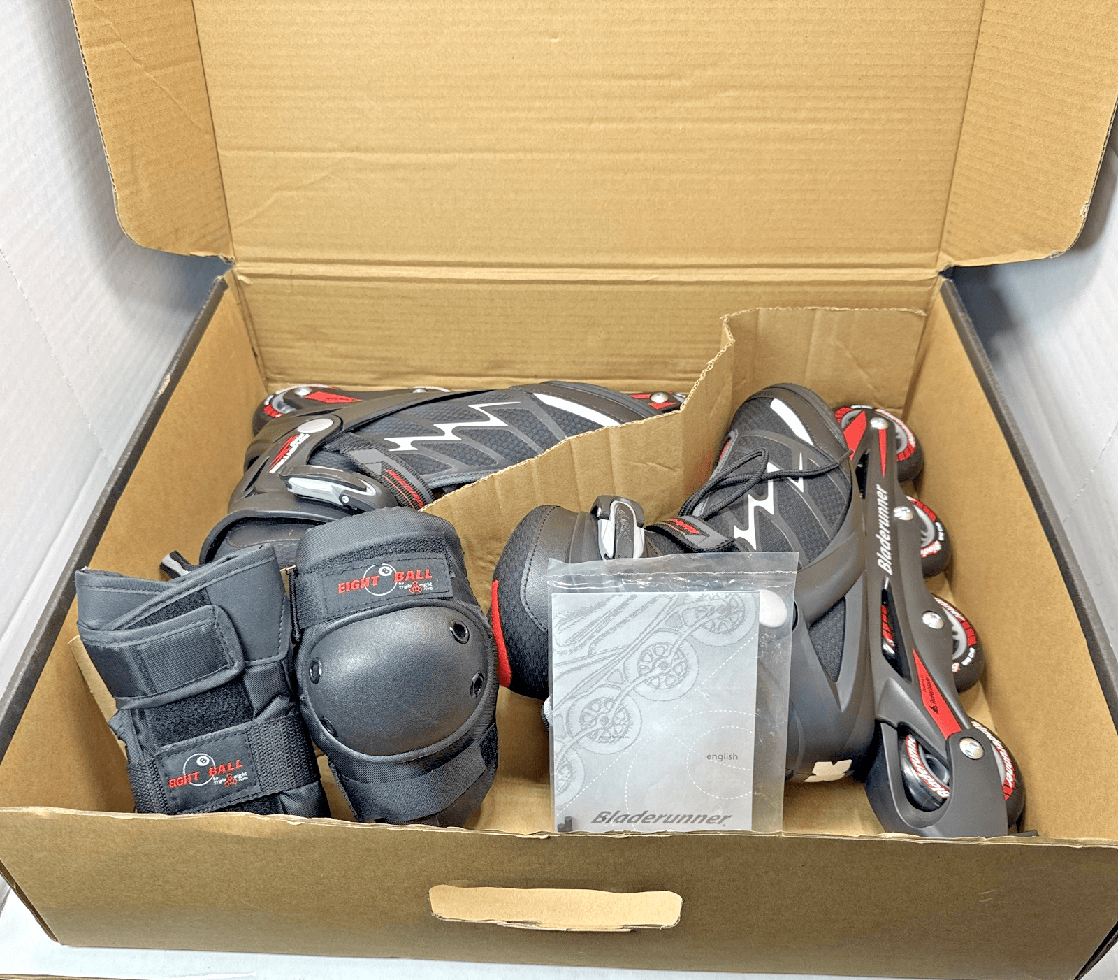Lightly Used Bladerunner Black Advantage Pro XT Skates US Size 10 - Image 1