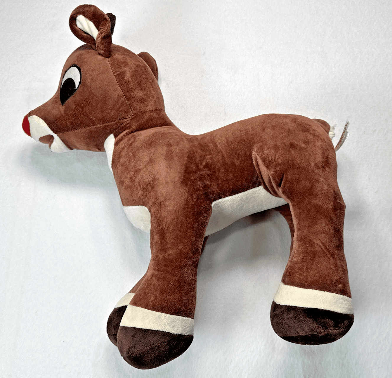 Rare Stuffed Rudolph 18” tall and 18” long, in Perfect Condition - Image 1