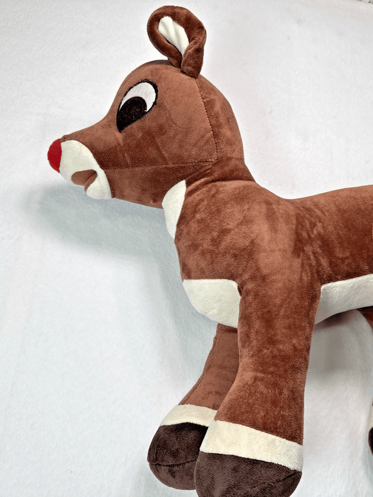 Rare Stuffed Rudolph 18” tall and 18” long, in Perfect Condition - Thumbnail 2