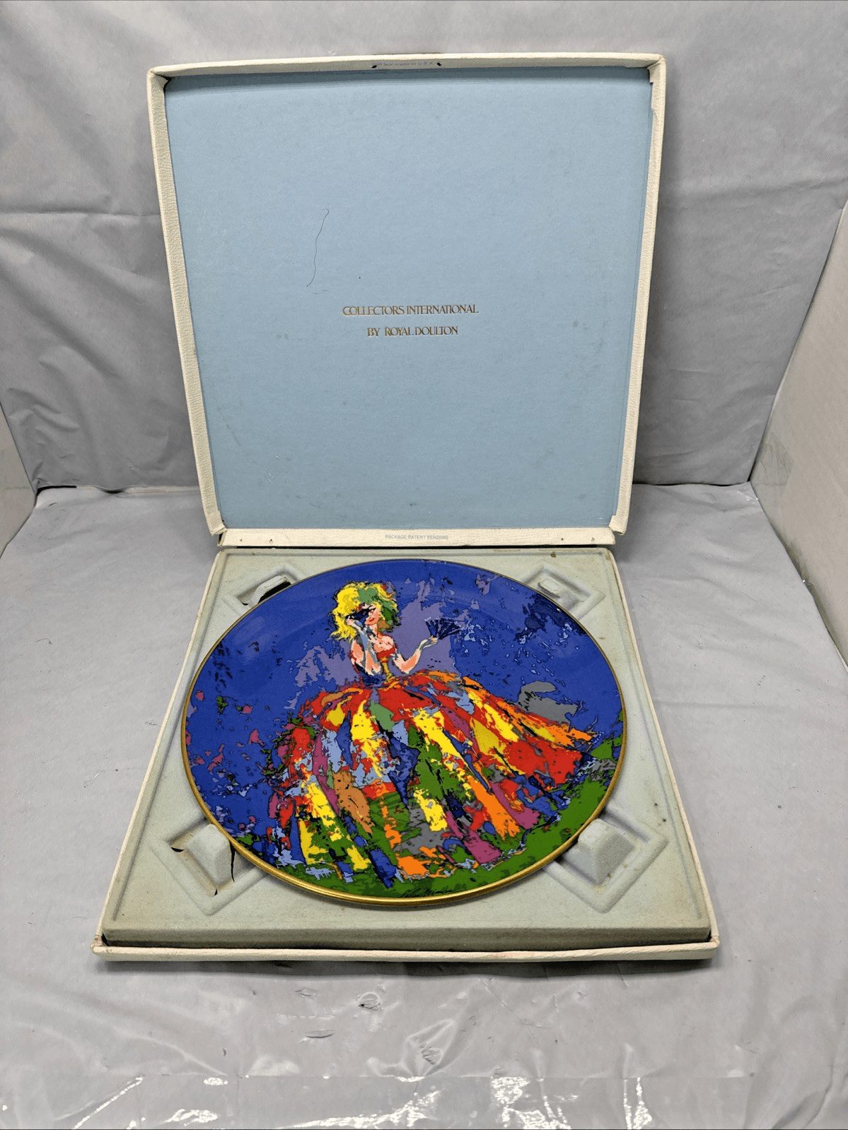 1977 Royal Doulton Columbine LeRoy Neiman Collector Plate - Thumbnail 5