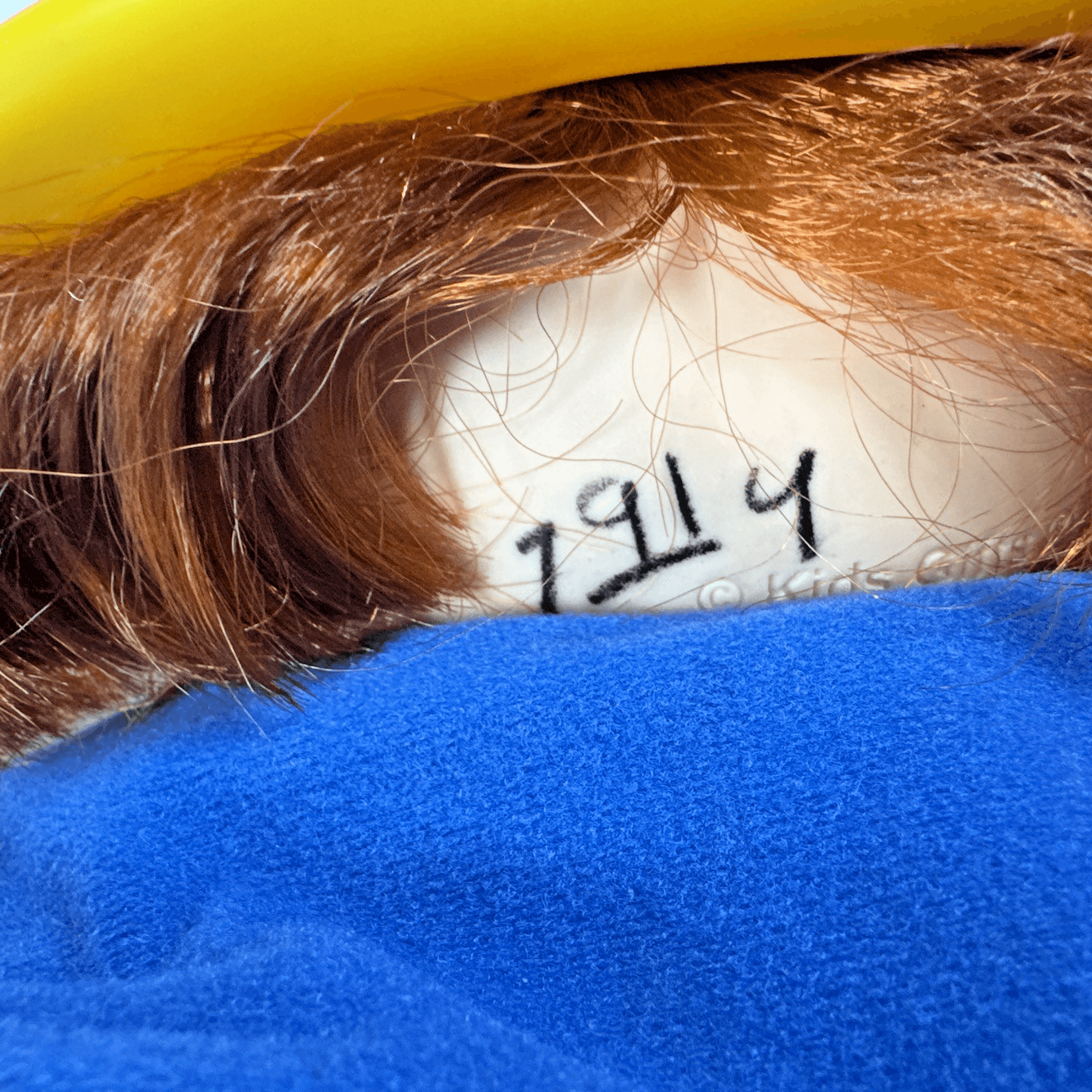 Madeline Plush Doll Yellow Hat Blue Coat 1998 Rare Vintage Collectible Kids Gift - Thumbnail 5