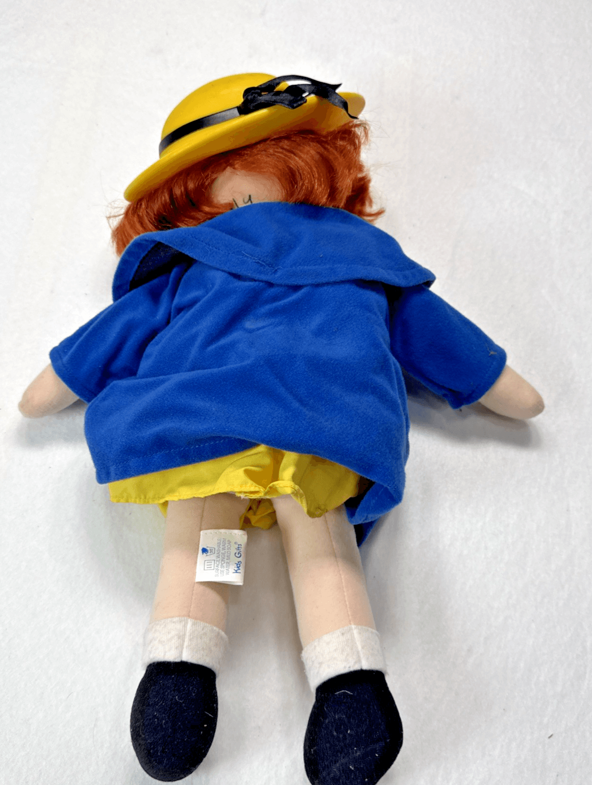 Madeline Plush Doll Yellow Hat Blue Coat 1998 Rare Vintage Collectible Kids Gift - Thumbnail 4