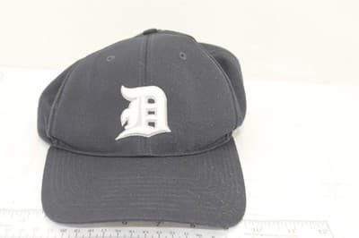 Richardson Detroit Tigers Hat Fitted Baseball Cap M/L Pts Lite Black #17 - Image 1