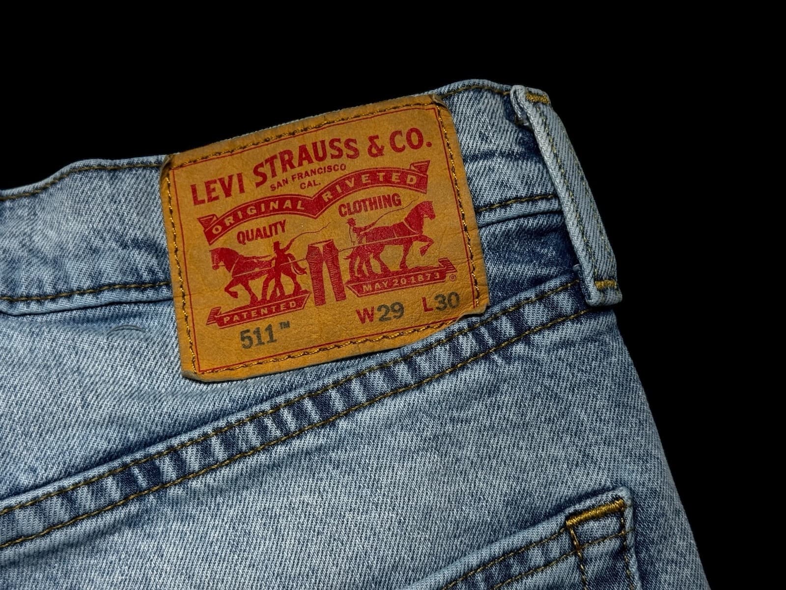 Men’s Levi’s 511 Size 29 Waist X 32 Length Jeans - Thumbnail 6
