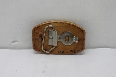 Harley-Davidson Men's Handmade Wooden Belt Buckle - Thumbnail 4