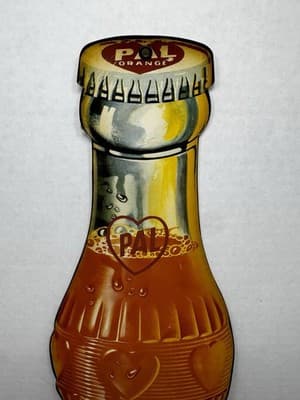 RARE SCARCE PAL ADE SODA ADVERTISING SODA SIGN - Thumbnail 2